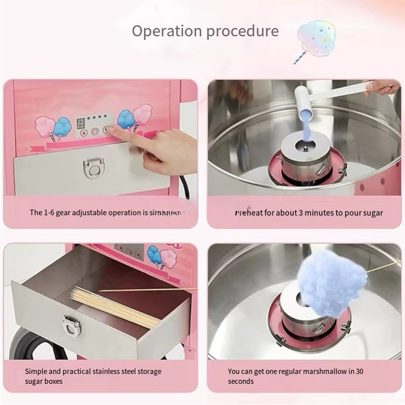 최신 출시 상품: 상업용 자동 전기 솜사탕 제조기, 솜 - Candy Floss Machine 리뷰 및 가격