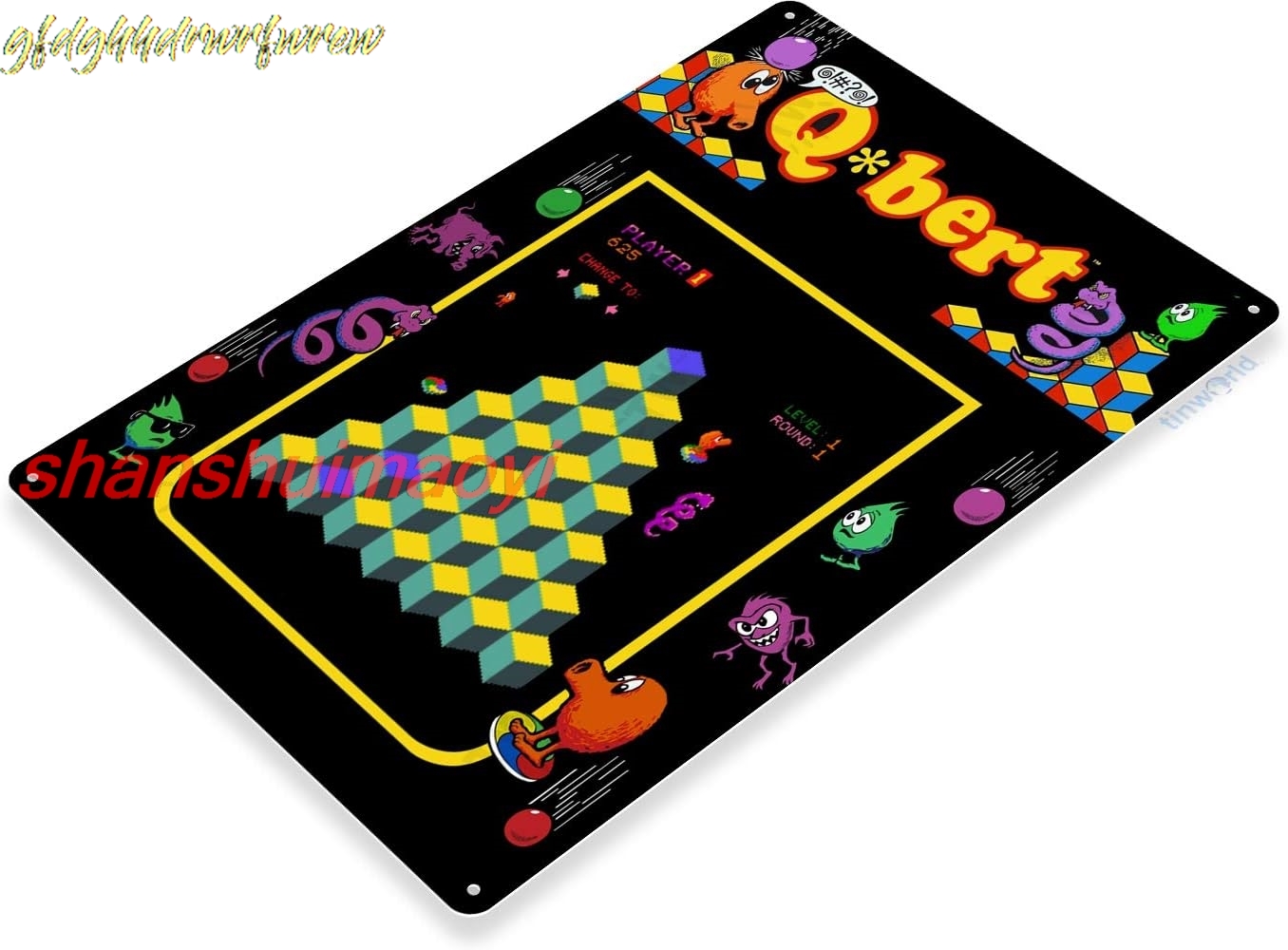 8인치 x 12인치 금속 간판 - 큐버트 아케이드 게임 - Arcade X 리뷰 및 가격