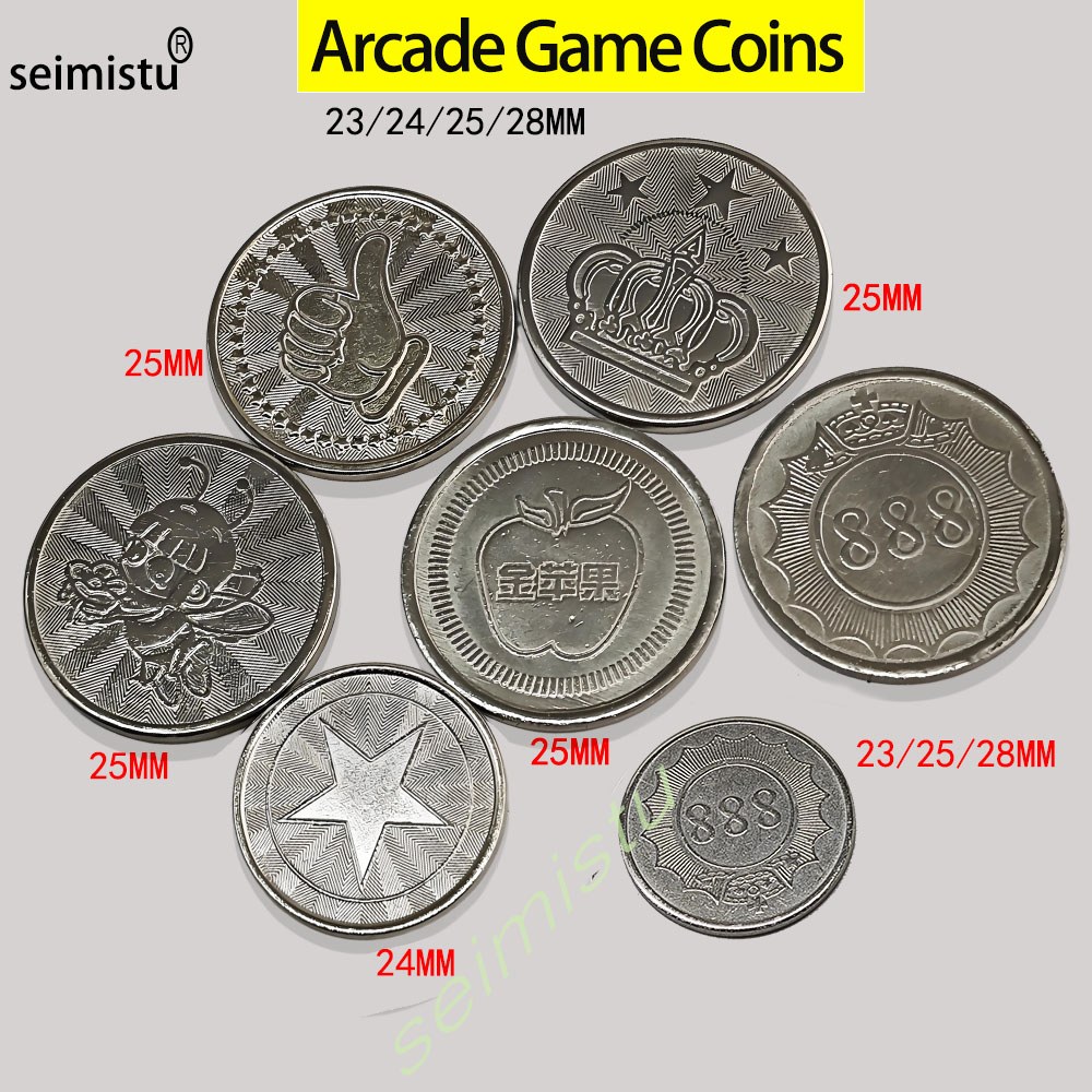 100개 스테인레스 스틸 23/24/25mm 토큰 크라 - Arcade Ticket Machine 리뷰 및 가격